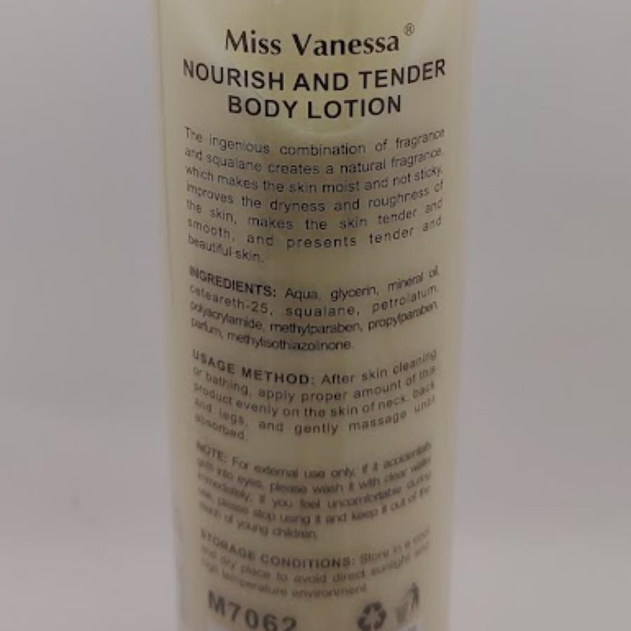 Body Lotion de Chocolate Miss Vanessa – Hidratación y Aroma Delicioso (250 ml)